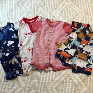 0-3 month rompers